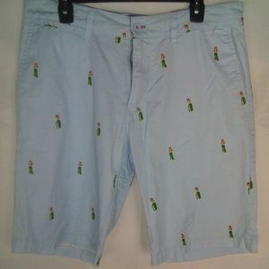 Beverly Hills Polo Club w Hula Girl Casual Shorts